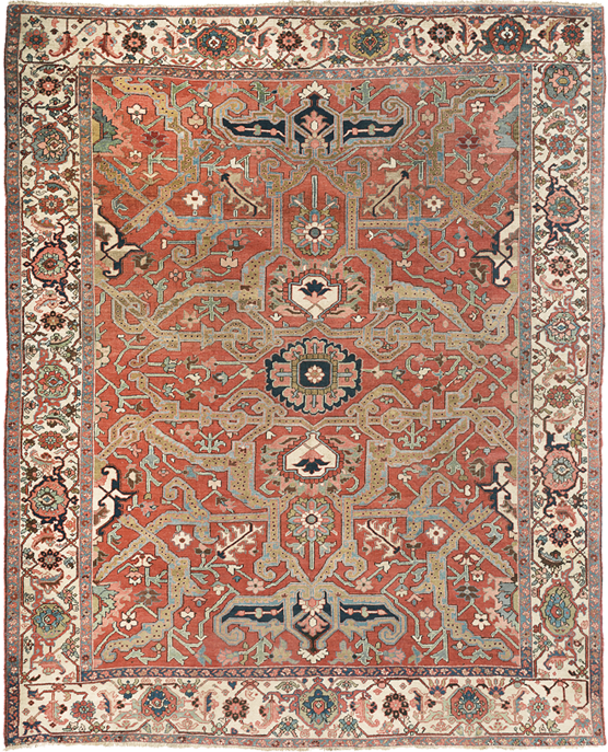 Rare Heriz carpet